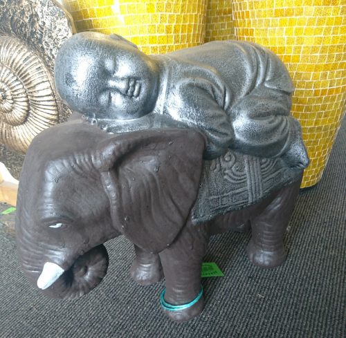 Elephant: Monk Riding Elephant (small)