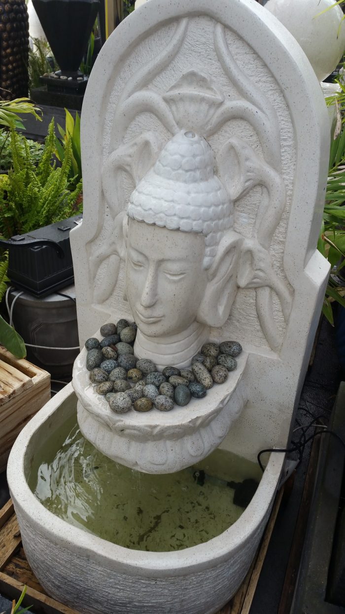 Buddha Wall with Bowl Water Feature