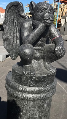 Gargoyle Statue (Thinking)