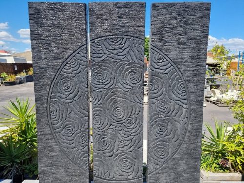 rose wall water feature