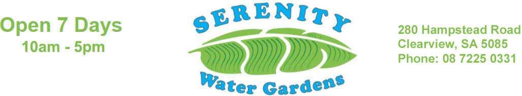 Serenity Water Gardens Logo