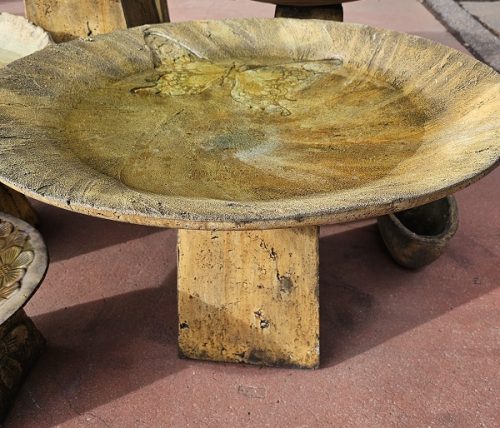 butterfly bird bath