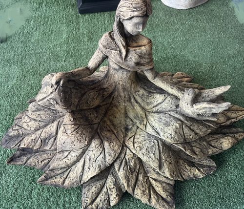 Lady with bird