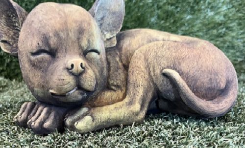 Chihuahua puppy statue