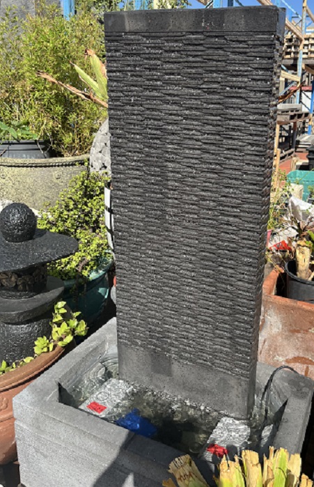 Small textured wall water feature